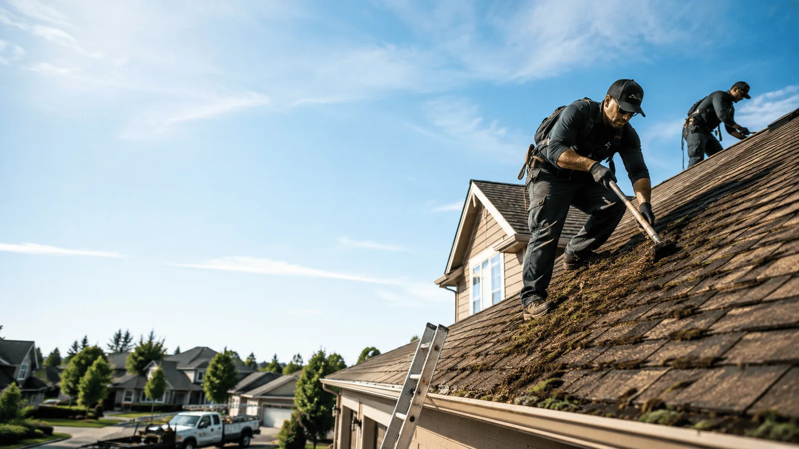 Roof Moss Removal in Barrington, IL near me